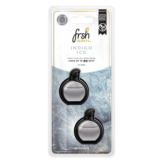 FRSH 2PK MINI OIL DIFFUSERS INDIGO ICE 2.5ML