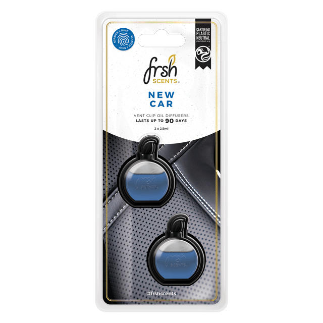 FRSH 2PK MINI OIL DIFFUSERS NEW CAR 2.5ML