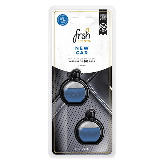 FRSH 2PK MINI OIL DIFFUSERS NEW CAR 2.5ML