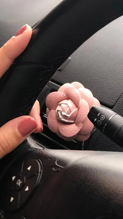 FRSH Scents 3D Flower Vent Clip - PEONY & BLUSH SUEDE