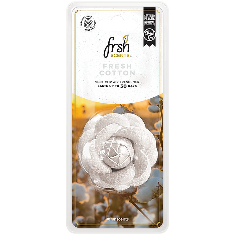 FRSH Scents 3D Flower Vent Clip - FRESH COTTON