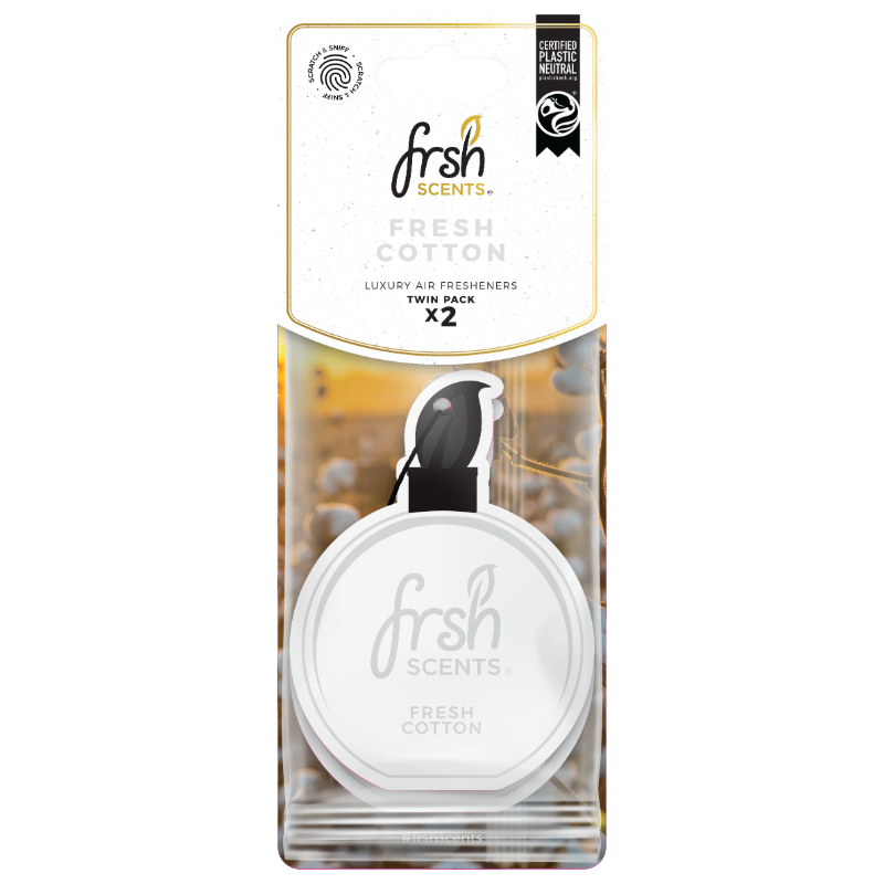 FRSH Scents Paper 2Pk - FRESH COTTON