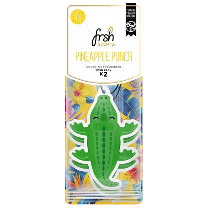 FRSH Scents Paper Croc 2Pk - PINEAPPLE PUNCH