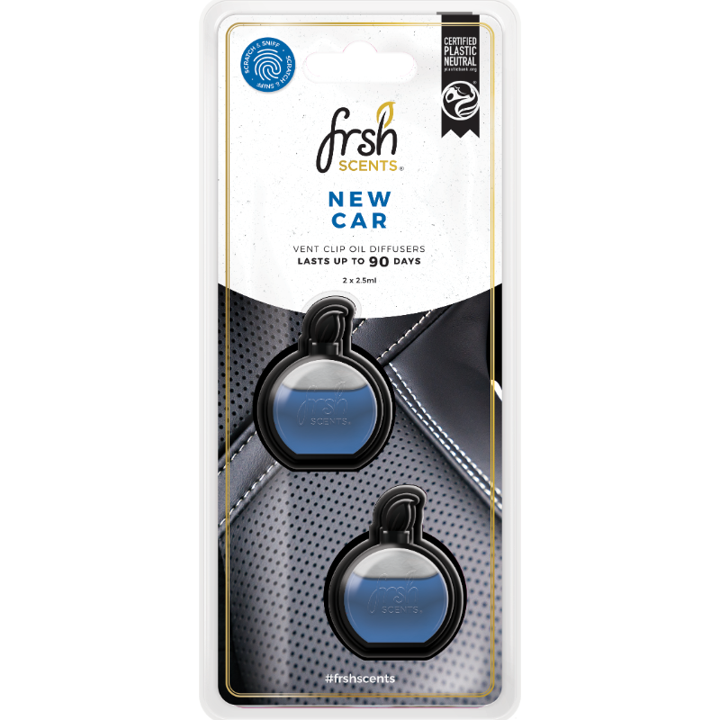 FRSH Scents Mini Vent Diffusers 2PK - NEW CAR