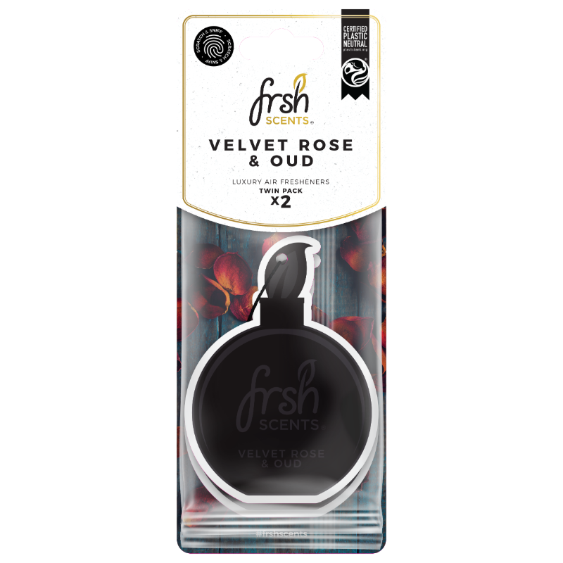 FRSH Scents Paper 2Pk - VELVET ROSE & OUD