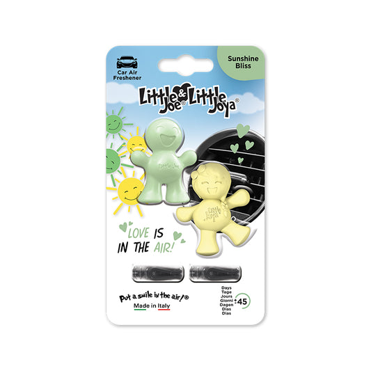 Little Joe & Little Joya Duopack 3D Vent Clip - Sunshine Bliss Love Edition