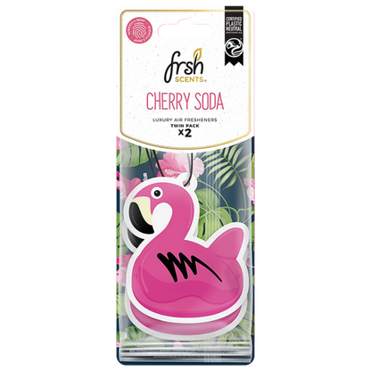 FRSH Scents Paper Flamingo 2Pk - CHERRY SODA