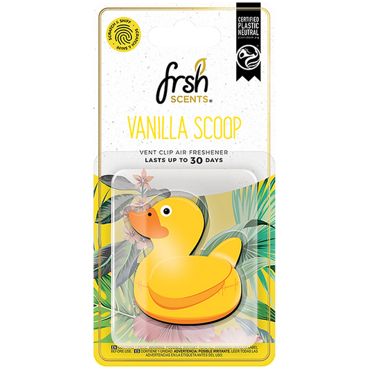 FRSH Scents 3D Duck Vent Clip - VANILLA SCOOP