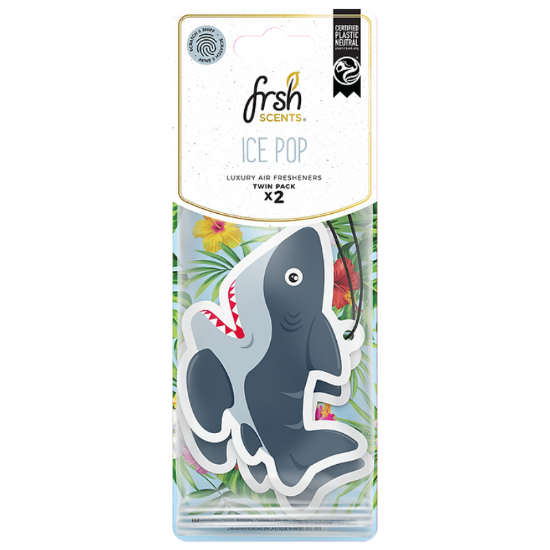 FRSH Scents Paper Shark 2Pk - ICE POP