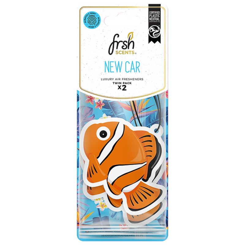 FRSH Scents Paper Fish 2Pk - NEW CAR