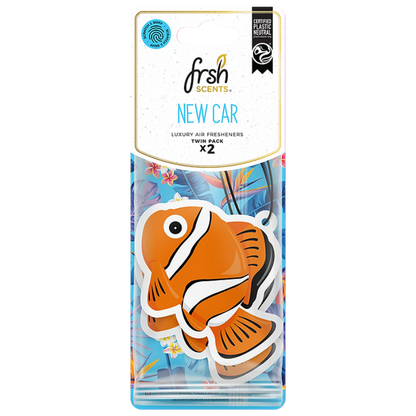 FRSH Scents Paper Fish 2Pk - NEW CAR