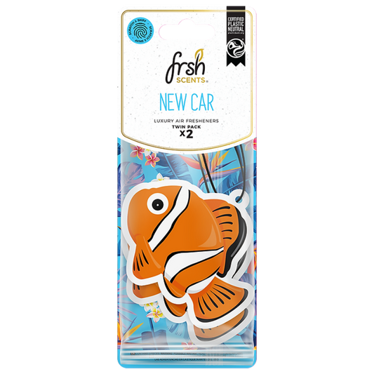 FRSH Scents Paper Fish 2Pk - NEW CAR